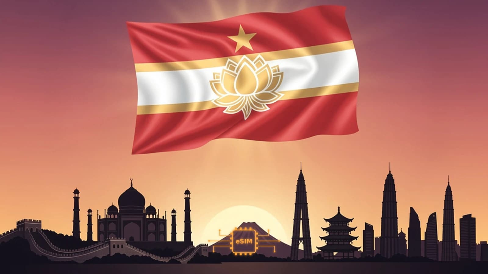 Asia (12 Areas) eSIM coverage